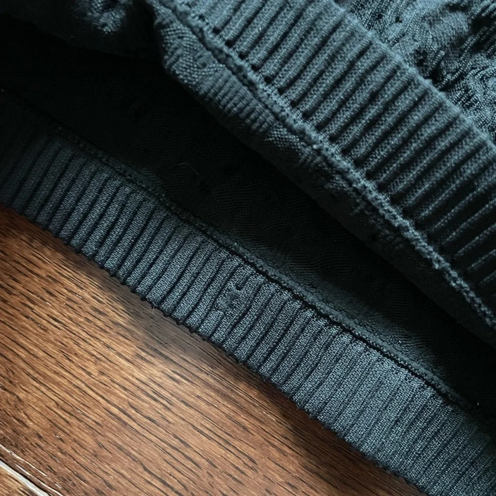 lululemon athletica Black Textured Hoodie